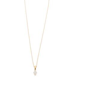 I. REISS Gold Made In Israel 14kt Gold Diamond Chamsa Pendant Necklace